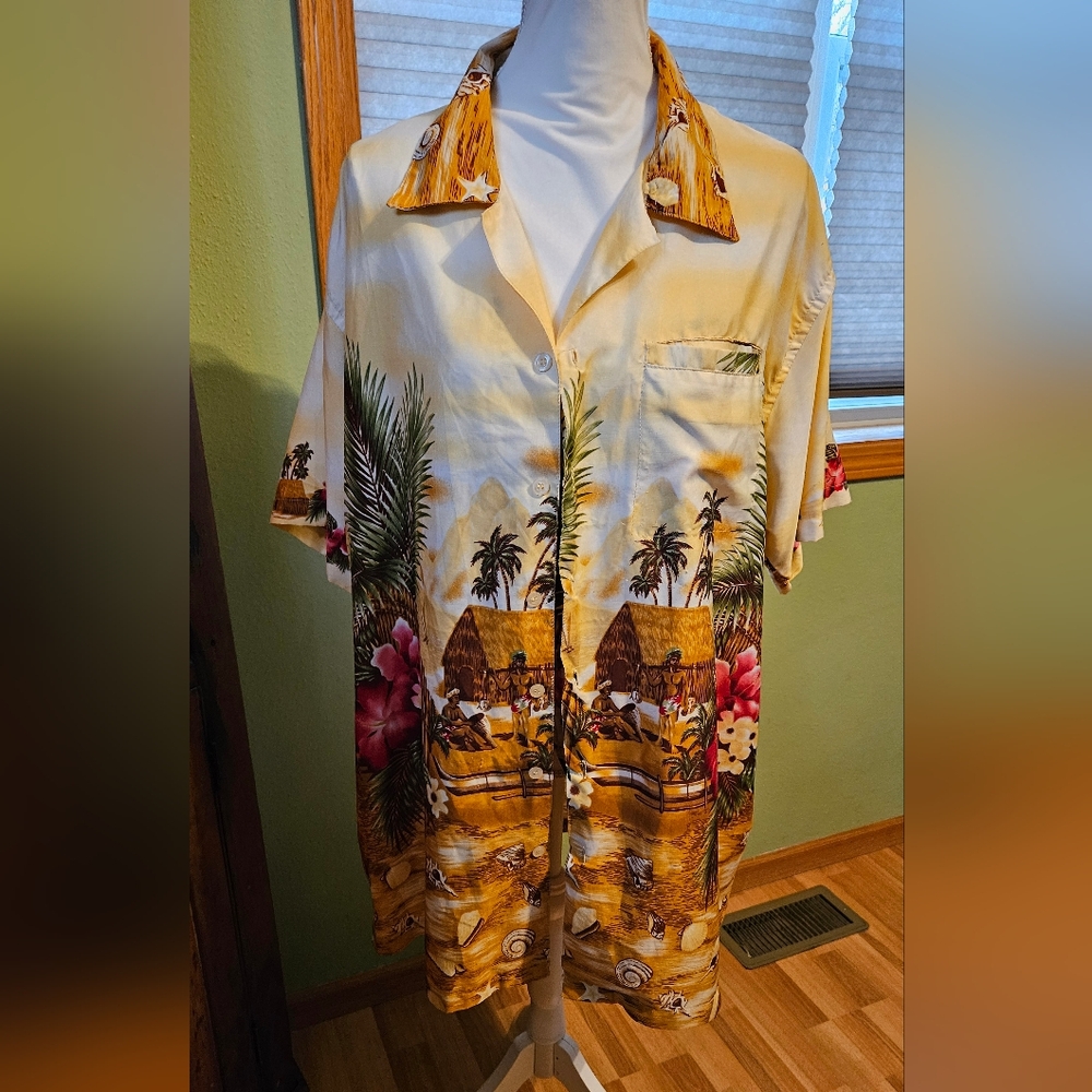 Pacific And Co. Tropical Print Men's Shirt. Xxl